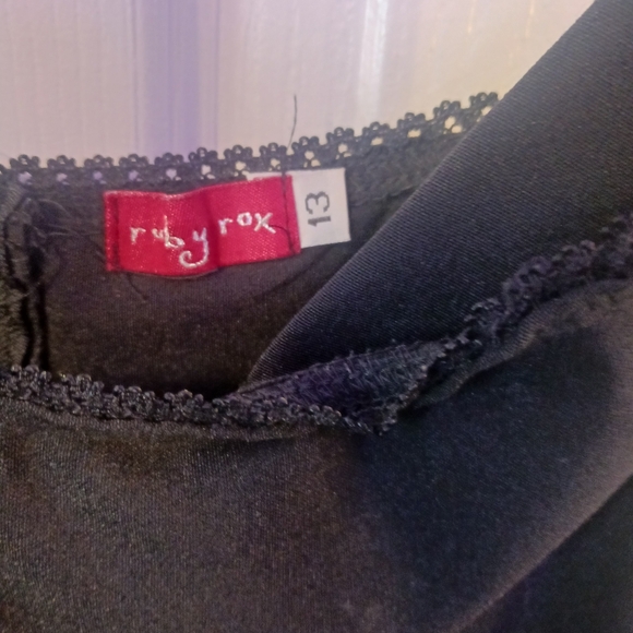 Ruby Rox Strapless Black Dress - Picture 2 of 2